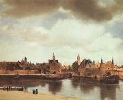 Jan Vermeer View of Delft (mk08) painting